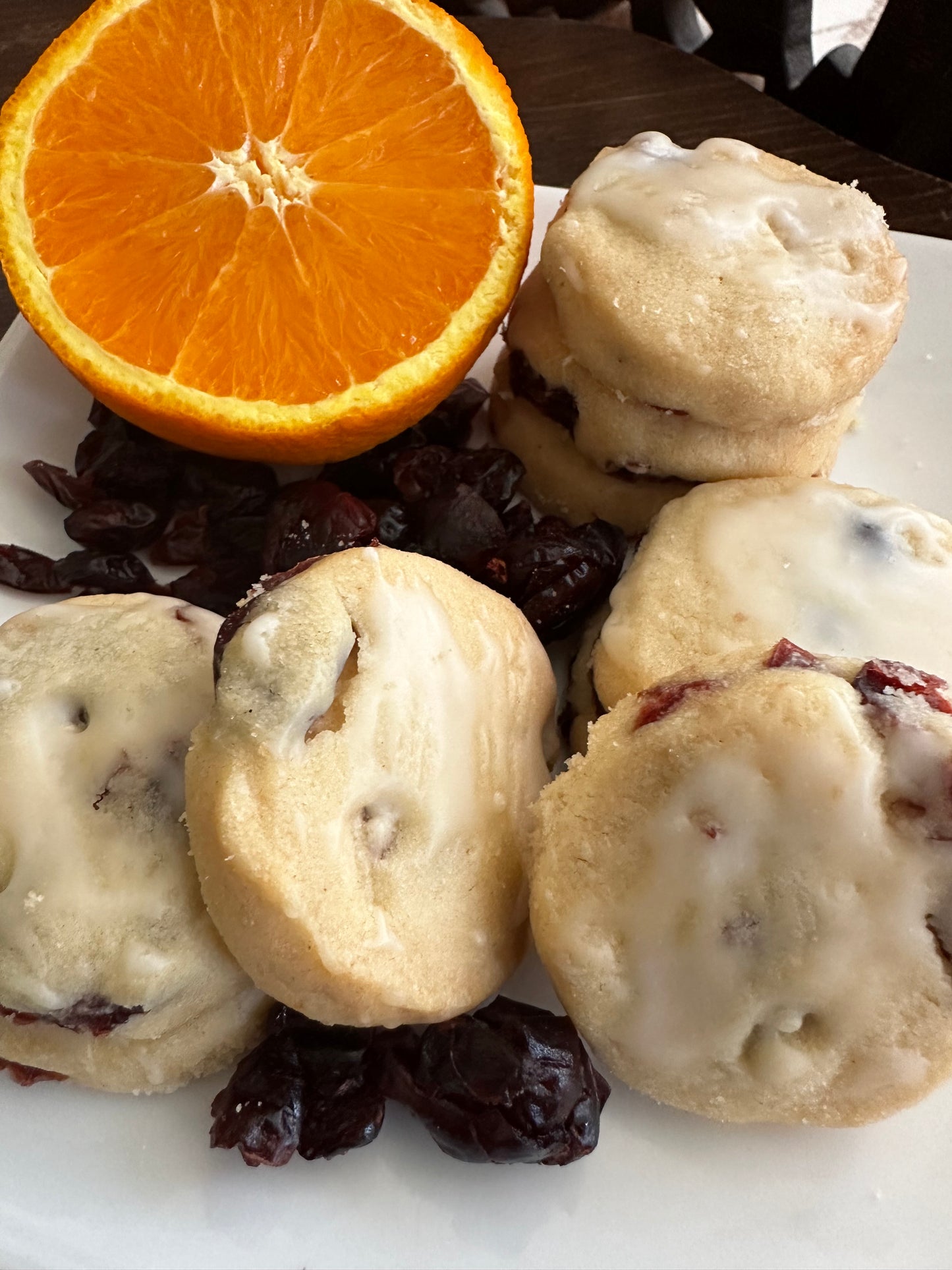 Cranberry Orange Shortbread