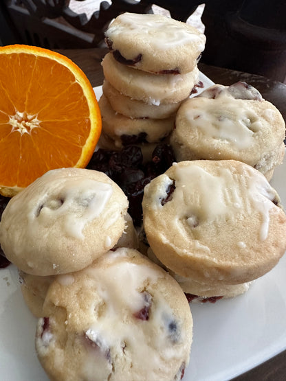 Cranberry Orange Shortbread